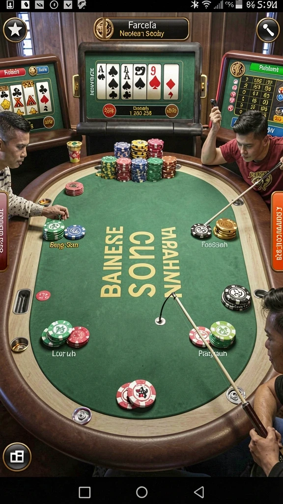 666f - Tangkapan layar menunjukkan interaksi antar pemain dalam mode multiplayer.