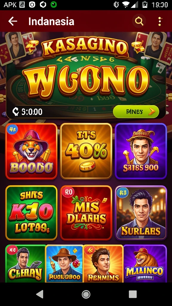 qqstar - Tampilan utama dengan berbagai pilihan mode permainan.