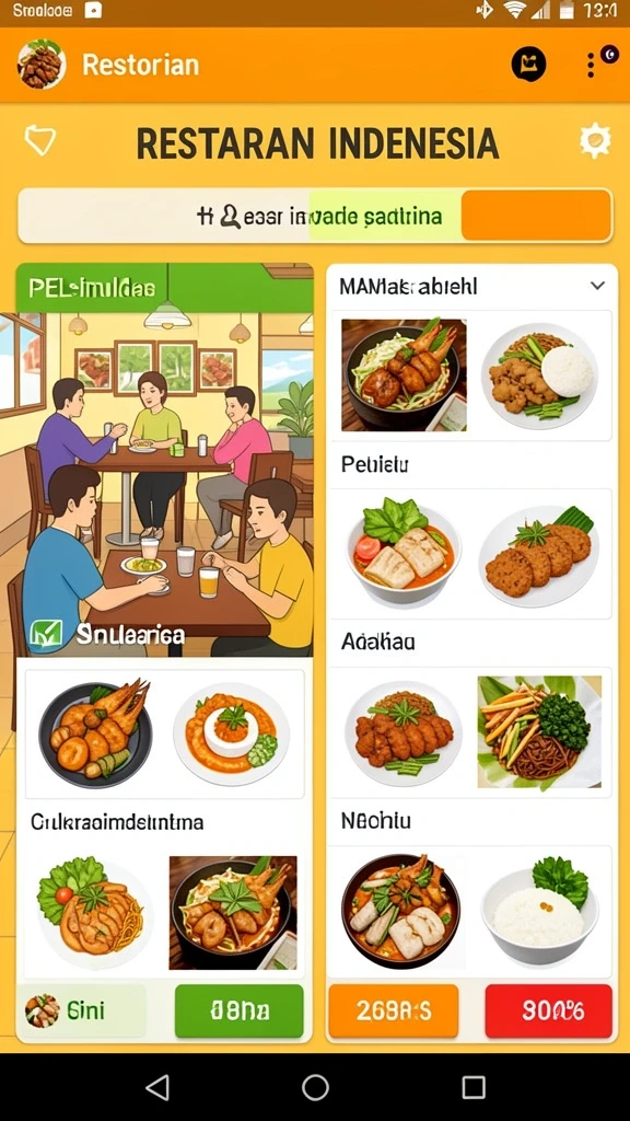 rajacair - Tampilan antarmuka yang user-friendly dan menarik.